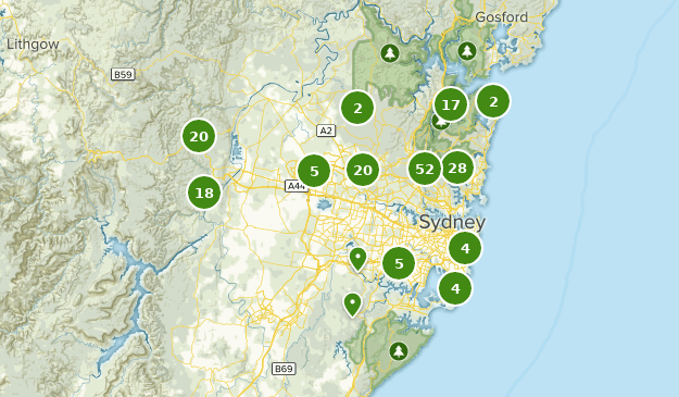 Sydney, New South Wales Map
