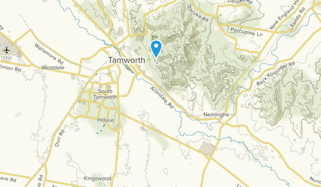 Tamworth, New South Wales Map