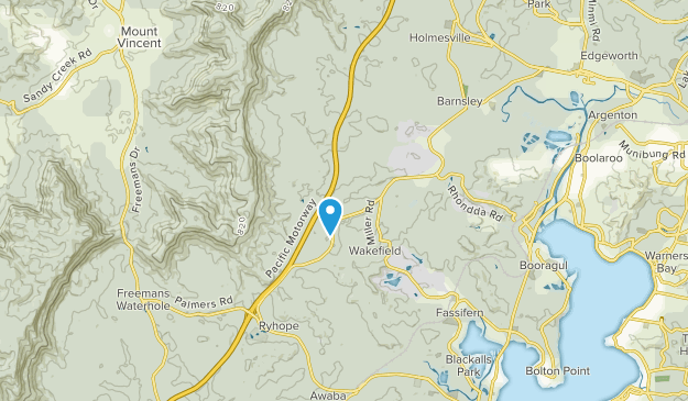 Wakefield, Nueva Gales del Sur Map