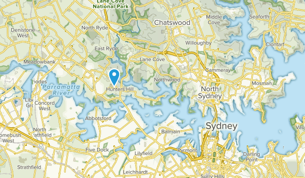 Waverton, New South Wales Map