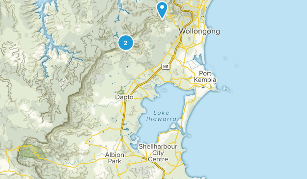 Wollongong, Nouvelle-Galles du Sud Map