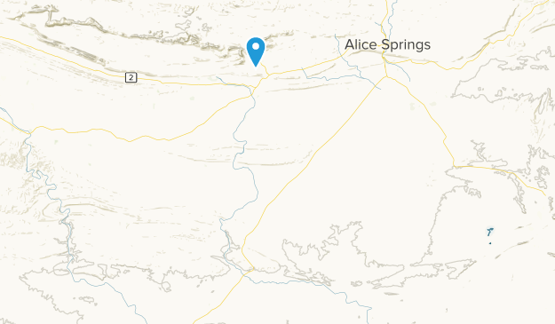 Hugh, Territoire du Nord Map