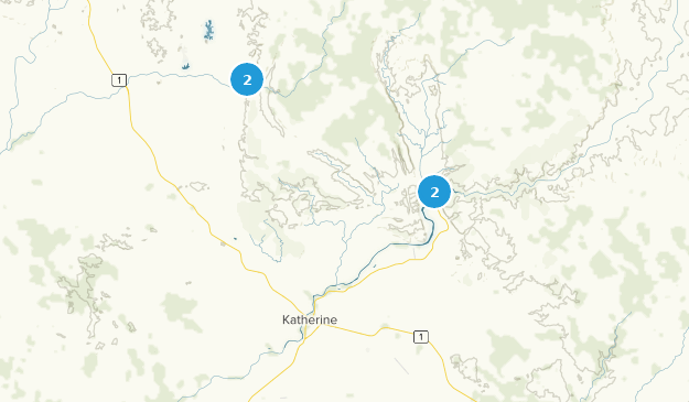 Katherine, Territoire du Nord Map