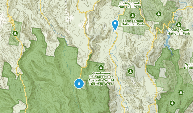 Beechmont, Queensland Map