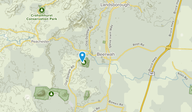 Beerwah, Queensland Map