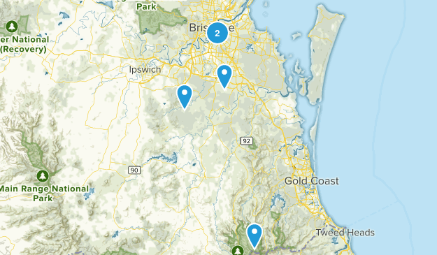 Brisbane, Queensland Map