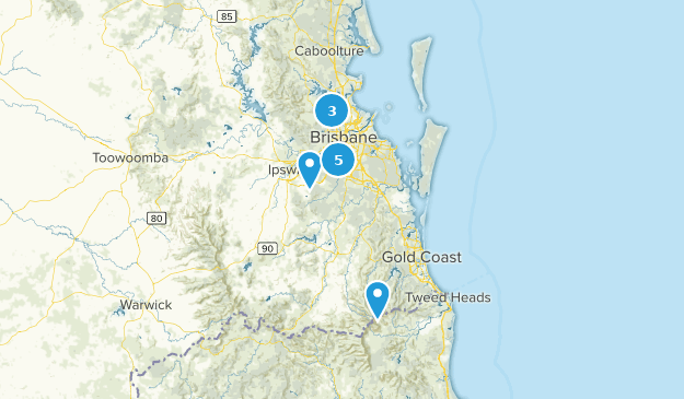 Brisbane, Queensland Map