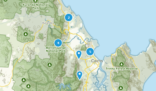 Cairns, Queensland Map