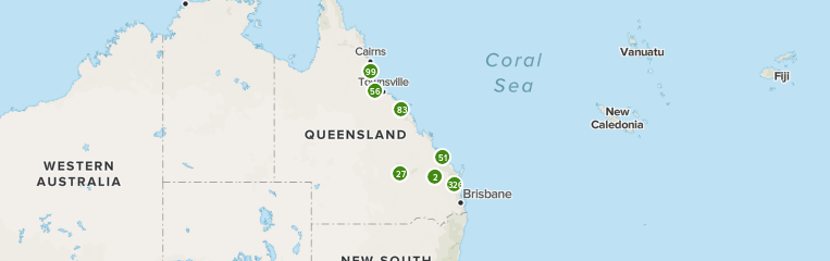 Cairns australia of map Queensland, Australia: