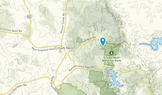 Crows Nest, Queensland Map
