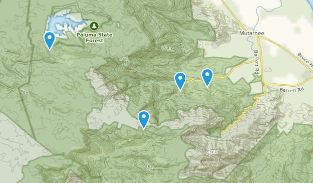 Crystal Creek, Queensland Map