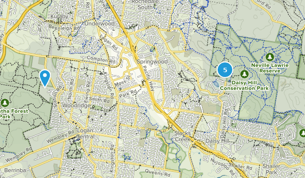 Daisy Hill, Queensland Map