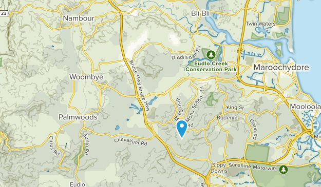 Kiels Mountain, Queensland Map