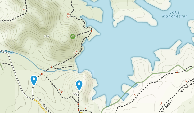 Lake Manchester, Queensland Map