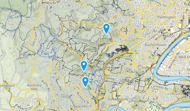 Mount Coot-tha, Queensland Map