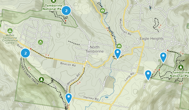 Mount Tamborine, Queensland Map