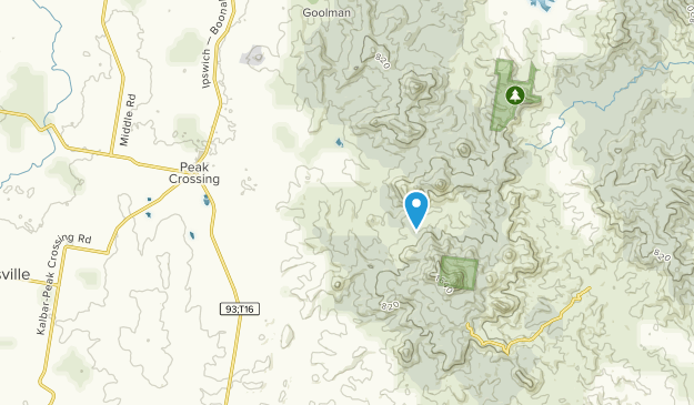 Peak Crossing, Queensland Map
