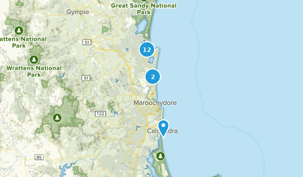 Sunshine Beach, Queensland Map