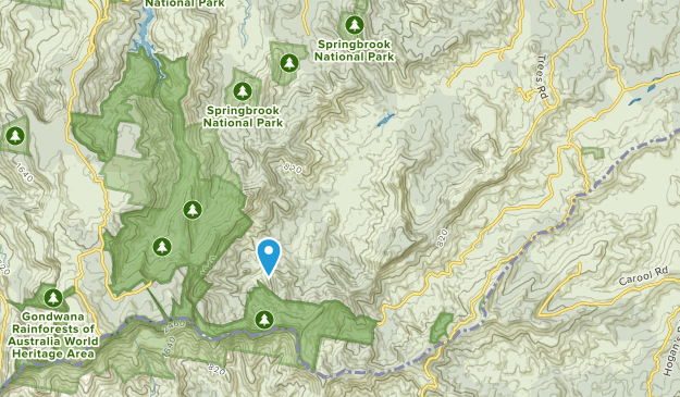 Tallebudgera Valley, Queensland Map