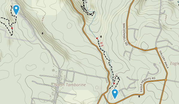 Tamborine Mountain, Queensland Map