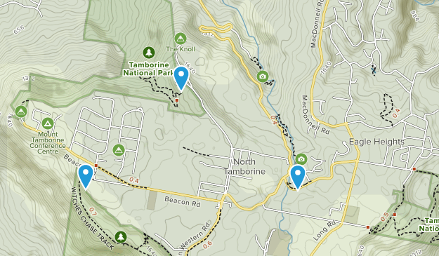 Tamborine Mountain, Queensland Map