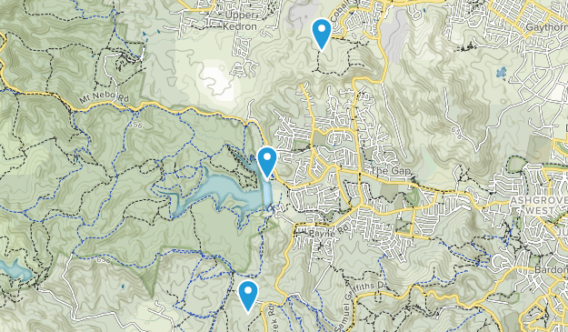 The Gap, Queensland Map