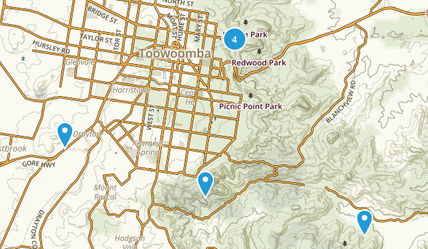 Toowoomba, Queensland Map