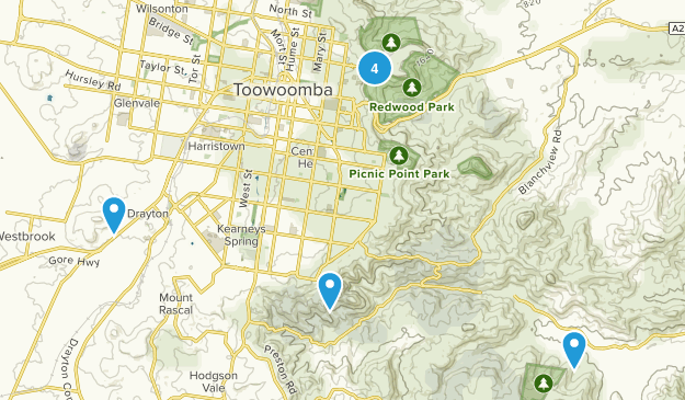 Toowoomba, Queensland Map