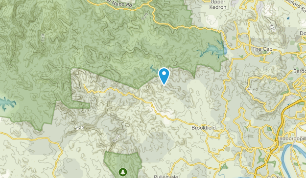 Upper Brookfield, Queensland Map