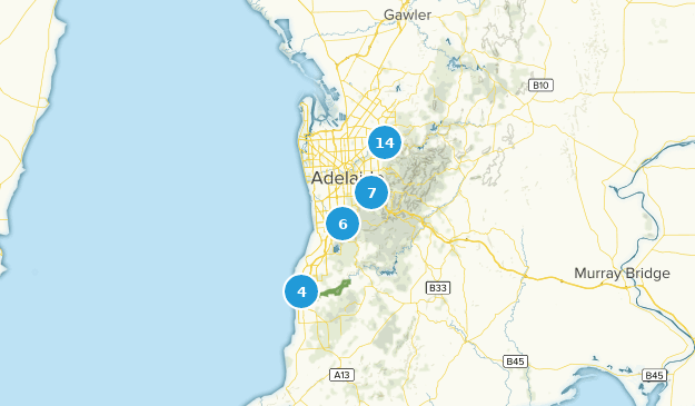 Adélaïde, Australie-Méridionale Map