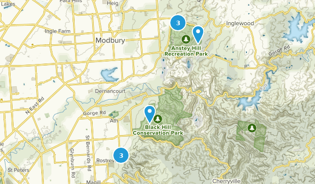 Athelstone, Australie-Méridionale Map
