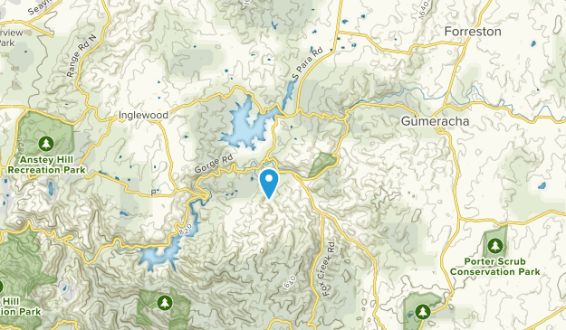 Cudlee Creek, Australie-Méridionale Map