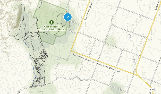 Flaxman Valley, Australie-Méridionale Map