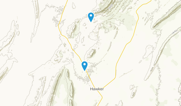 Hawker, Australie-Méridionale Map