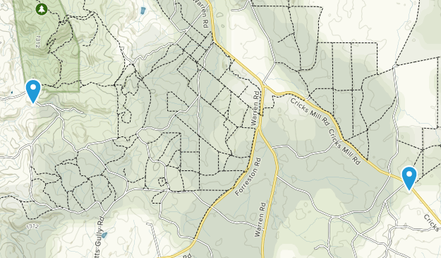 Mount Crawford, Australie-Méridionale Map
