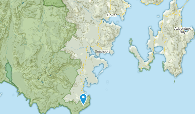 Dover, Tasmania Map