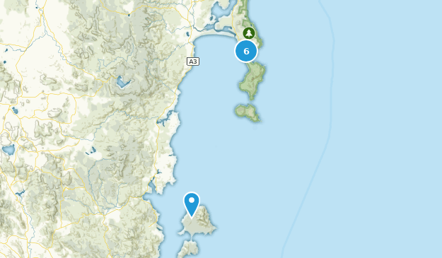 Freycinet, Tasmanie Map