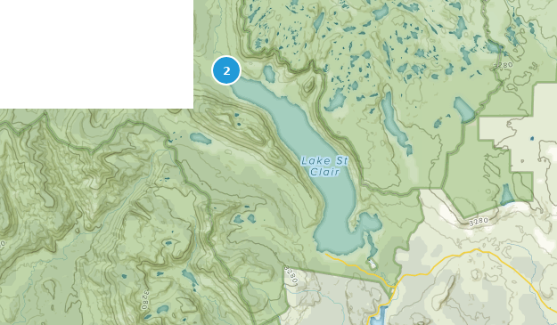 Lake St Clair, Tasmania Map