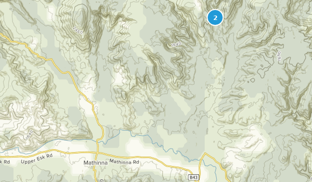 Mathinna, Tasmanie Map