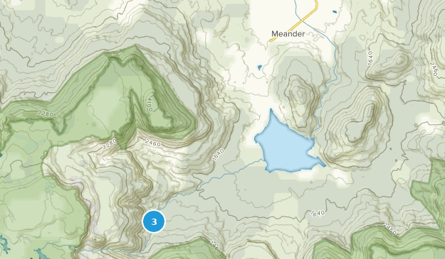 Meander, Tasmanie Map