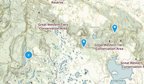 Meander, Tasmania Map