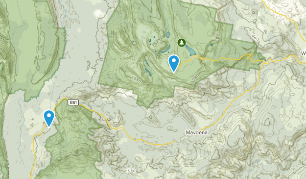 Mount Field, Tasmania Map