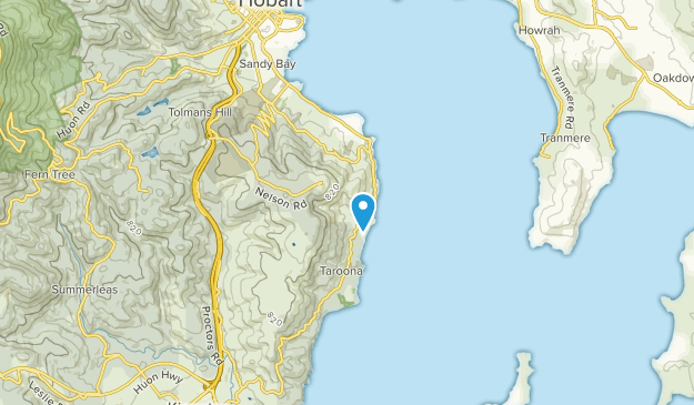 Mount Nelson, Tasmania Map