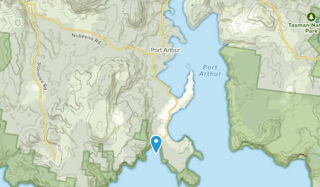 Port Arthur, Tasmania Map