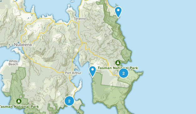 Port Arthur, Tasmania Map