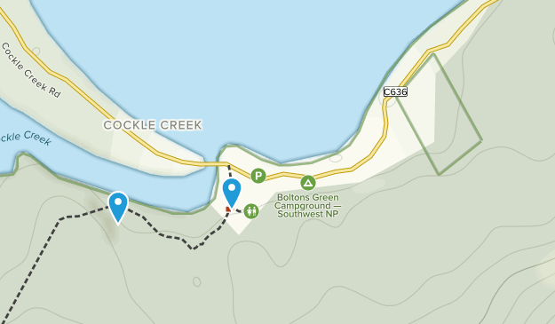 Recherche, Tasmanie Map