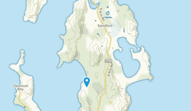 Sandford, Tasmania Map