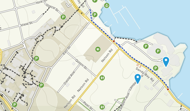 Sandy Bay, Tasmanien Map