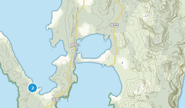 South Bruny, Tasmania Map