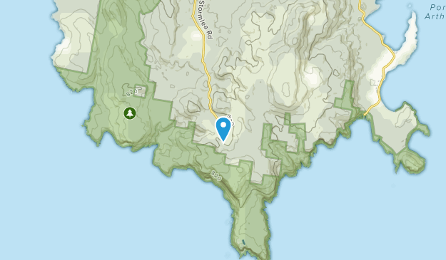 Tasman Peninsula, Tasmania Map